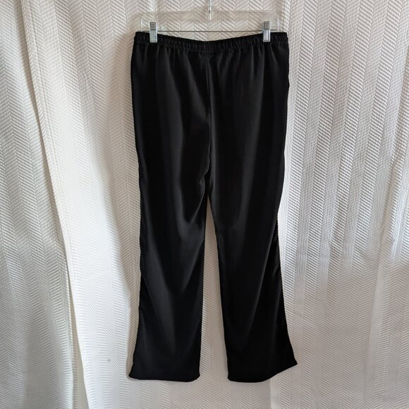 La Morena Black Pants Gold Side Stripe Detail Pull-On Waist | Size M (40) NWT - Picture 6 of 7